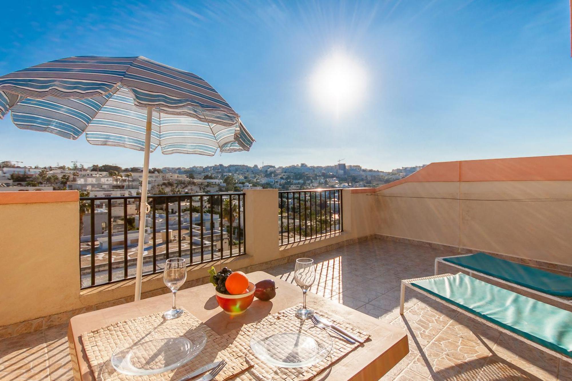 Pool & Sea Merill Apartments Mellieħa Værelse billede